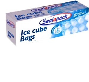  Ice Cube Bags Clear Bag Fridge Freezer BBQ Party Cubes Maker