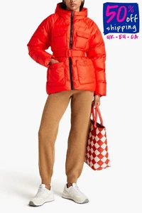 RRP €1150 IENKI IENKI Down Quilted Jacket Size S Belted Full Zip Hooded - Picture 1 of 5