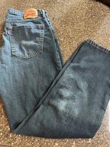 Levi's 541 Authentic Tapered Fit Blue Denim Jeans Size 36x36 Western Ranch Farm - Picture 1 of 10