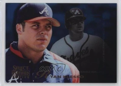 1996 Select Certified Edition Blue /180 Ryan Klesko #144 - Image 1 of 2