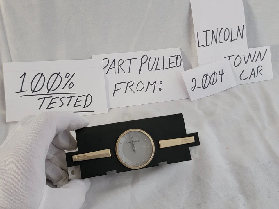 2004 Lincoln Town Car OEM Clock New Light - Image 1 of 4