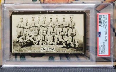 PITTSBURGH NATIONALS 1913 T200 Fatima Cigarettes PSA Authentic HONUS WAGNER - Image 1 of 2