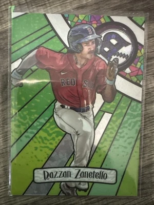 2023 Topps Chrome Razzan  Zanetello #BGA 16 Stained glass Boston Red Sox - Image 1 of 2