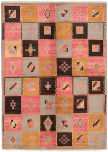 Traditional Hand-knotted Carpet 6'3" x 9'2" Wool Area Rug - Picture 1 of 4