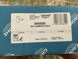 Grohe Bau Cosmopolitan E Touchless Faucet Chrome cold water only 36468000 - Picture 1 of 4