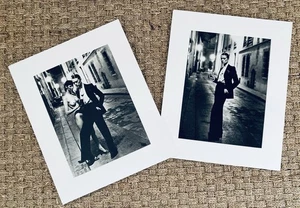 Helmut NEWTON SET TWO prints 1979 fashion french vogue 1992 13x16 MATTED MOUNTED - Picture 1 of 4