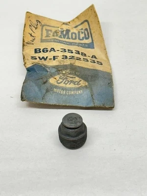 Nuevo de Lote Antiguo FoMoCo Engranaje de Dirección Enchufe de Ventilación B6A-3538-A SW-F322535 1956 Ford Mercury Econo Foto 1 de 4