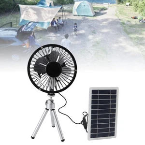 10W Solar Panel Exhaust Fan Solar Powered Ventilator Fan Kit with Stand atn1 - Picture 1 of 10