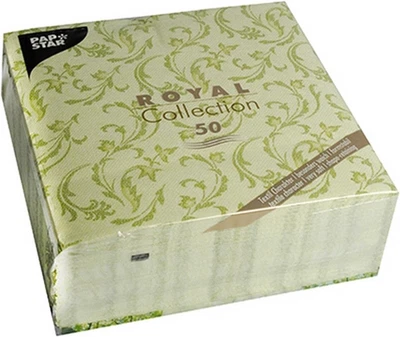 Tovaglioli Di Carta USA E Getta Effetto Tessuto, 40,6 X 40,6 Cm, Piegati a ¼, Co - Immagine 1 di 4