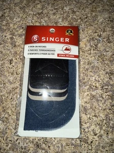 SINGER 00096 Denim & Twill Iron-On Patches Repair Kit Combo, 8pc Assorted - Picture 1 of 2