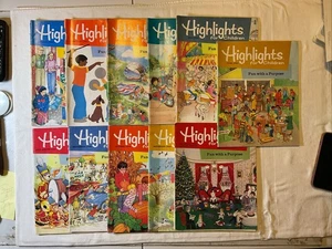 Lot Of 11 Issues - Highlights for Children Vintage Magazine 1985  Activity - Imagen 1 de 14