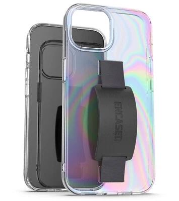 15 Pro Case with Strap Hand Loop (Iridescent Rainbow) - Image 1 of 4
