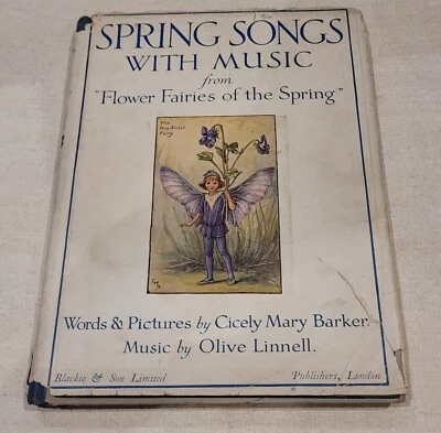 Spring Songs with Music from "Flower Fairies of the Spring" by Cicely Barker - Image 1 of 4