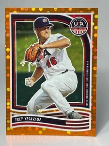 2024 Panini USA Stars & Stripes TREY YESAVAGE #6 Orange Parallel 14/75 - Picture 1 of 2