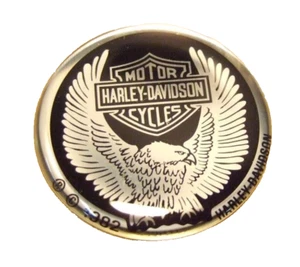 Emblem 1-3/8" Great for a Belt Buckle with Adhesive back Fits Harley Davidson - Picture 1 of 1