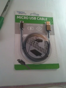Tech Necessities Micro USB Cable Compatible With All Micro USB devises Sealed - Photo 1 sur 1