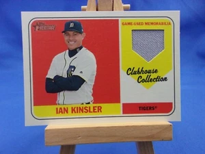 Ian Kinsler Topps Heritage 2018 Relic Jersey Clubhouse Collection - Picture 1 of 2