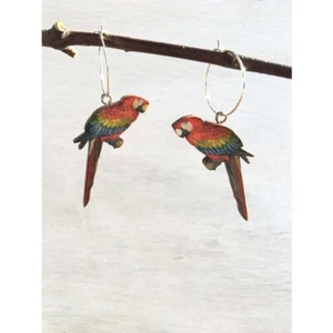 Macaw Earrings in Gift Box - Picture 1 of 2