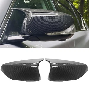 Carbon Fiber Door Mirror Cap Cover For Infiniti Q50 Sedan14-20 Q60 Q70 QX30 QX50 - Picture 1 of 9
