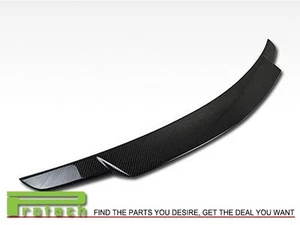R172 V-Style Carbon Fiber Trunk Spoiler Lip 11-13 MB SLK55AMG SLK250 SLK SLK350 - Picture 1 of 2