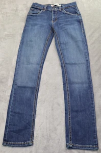 Levi's 511 Performance Slim Jeans Boys Size 12 Black Tag Denim Blue Zip Fly - Picture 1 of 23