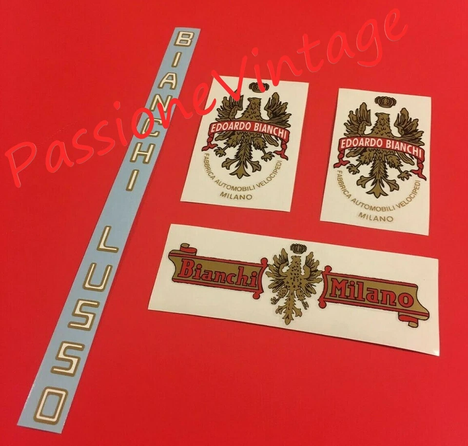 BIANCHI LUSSO Kit decalcomanie /stickers/adesivi