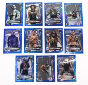 (11) 2025 Topps Chrome WWE Blue Refractor /150 Lot - Picture 1 of 6