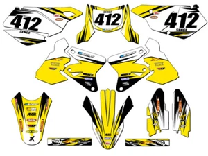 2005-2023 DRZ 400 SM VELOCITY Yellow Senge Graphics Kit Compatible with Suzuki - Picture 1 of 10