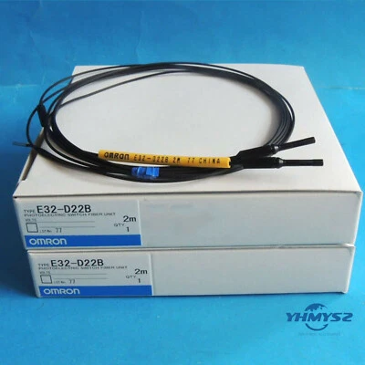 YHMYSZ 1PC New Omron E32-D22B Fiber Optic Sensor E32D22B In Box Free Shipping #
