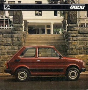Fiat 126 652cc 1983-85 UK Market Foldout Sales Brochure - Picture 1 of 2