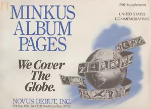 MINKUS U. S. PÁGINAS CONMEMORATIVAS 1990, ¡NUEVO! - Imagen 1 de 2