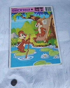 Rompecabezas Bandeja Marco Dorado Chip n Dale Rescate Rangers & Goofy De Colección Disney '81 - Imagen 1 de 9