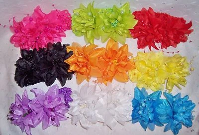 CINTA FLORES ELÁSTICA INFANTIL - NIÑA - MUJER ELEGANTE - TÚ ELIGES EL COLOR Foto 1 de 4