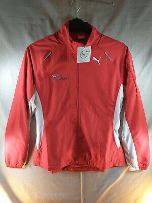 Puma Women's Red Track Jacket Medium UK 12 509460 01 • 15.60€