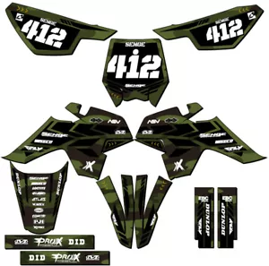SR 110 APACHE Green Senge Graphics Kit Compatible with SSR - Foto 1 di 10