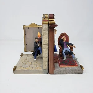 Lot de 2 serre-livres Harry Potter - Poinçon (2000, Ron, Hermione, Sorciers) - Photo 1/5