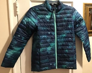 Lands End Youth Unisex Kids Primaloft Insulated Galaxy Jacket Sz L 10-12 EUC - Picture 1 of 5