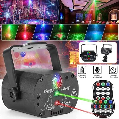 1024Pattern LED Stage Light Laser Projector RGB DJ Disco Party KTV Show Lighting - Image 1 of 4