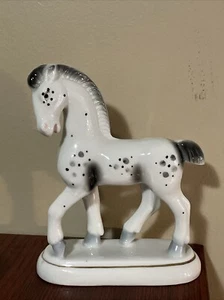 Spotted Porcelain Horse 5.5”Figure Germany 8367 - Picture 1 of 7