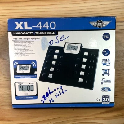 My Weigh XL-440 High Capacity Talking Weight Scale Large Display Open Box - Image 1 of 4