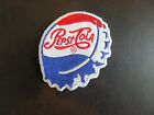 PEPSI-COLA RED-WHITE-BLUE  EMBROIDERED IRON ON PATCHES 3-1/2 X2-3/4