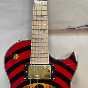 Chitarra ZakkOdin Rosso Trasparente Legno Massello Rara In Mercato Spedizione Gratuita - Foto 1 di 6