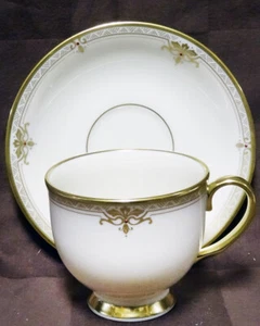 LENOX REPUBLIC Tea Cup & Saucer Bone China NEW NEVER USED made in USA - Picture 1 of 12