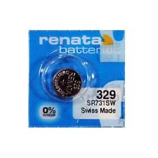1 x Renata 329 1.55v Watch Cell Battery SR731SW Mercury Free