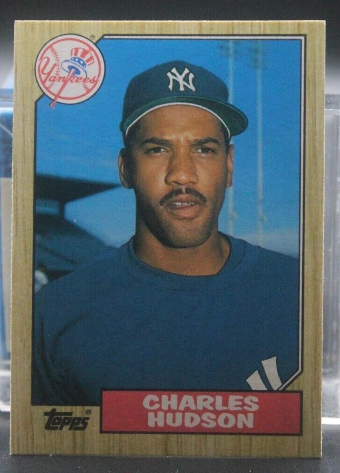 Charles Hudson (Yankees/Prairie View A&M) - 1987 Topps Traded #50T - Image 1 of 1