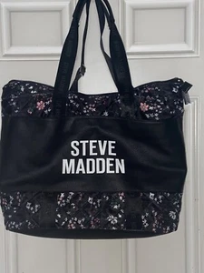 Steve Madden Floral Quilted Oversized Satchel Weekender NEW - Picture 1 of 11