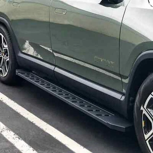 2PCS Fits for Rivian R1T/R1S 2022-2024 Side Step Steel Running Board Nerf Bar - Bild 1 von 8