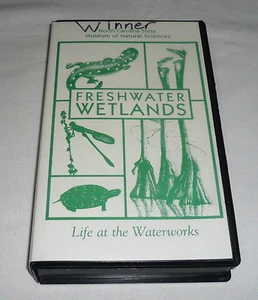 NC State Museum Natural Sciences FRESHWATER WETLANDS Life At The Waterworks VHS - Picture 1 of 1