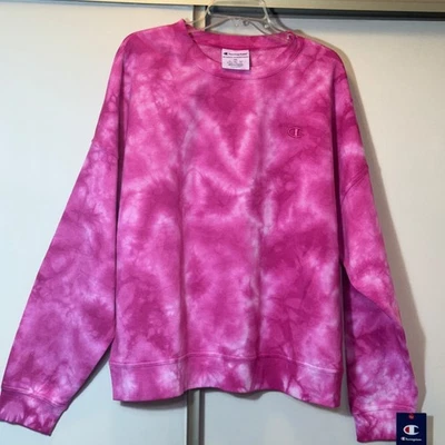Champion Specialty Tie Dye Sweatshirt  - Pink - 2XL - Image 1 of 4