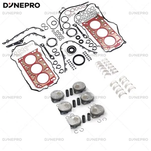 Engine Overhaul Rebuild Kit Piston Gasket For Porsche Macan Panamera S 3.0T V6 - Picture 1 of 14